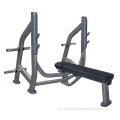 Flat bench press weightlifting gym workout machine